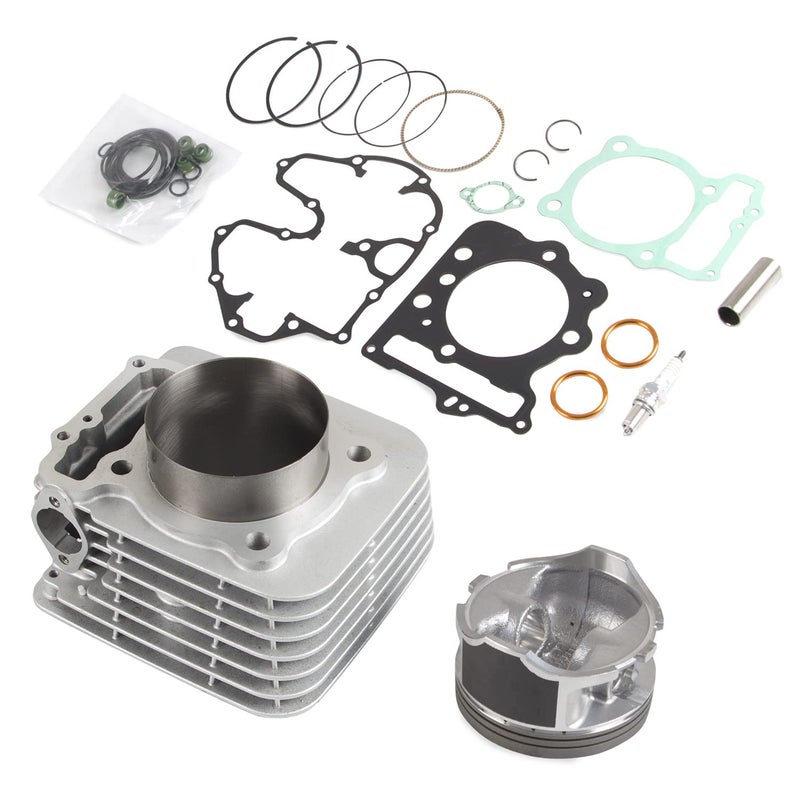 RANSOTO 89mm 440CC Big Bore Cylinder Piston Gasket Top End Rebuild Kit Compatible with 1999-2014 TRX400X TRX400EX Sportrax XR400R Replace 12100-KCY-670 12100-HN1-A70 - Image 1